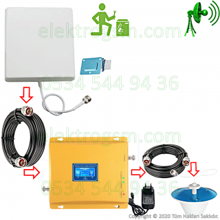 ElektroGSM Çift Bandlı Sinyal Yükseltici